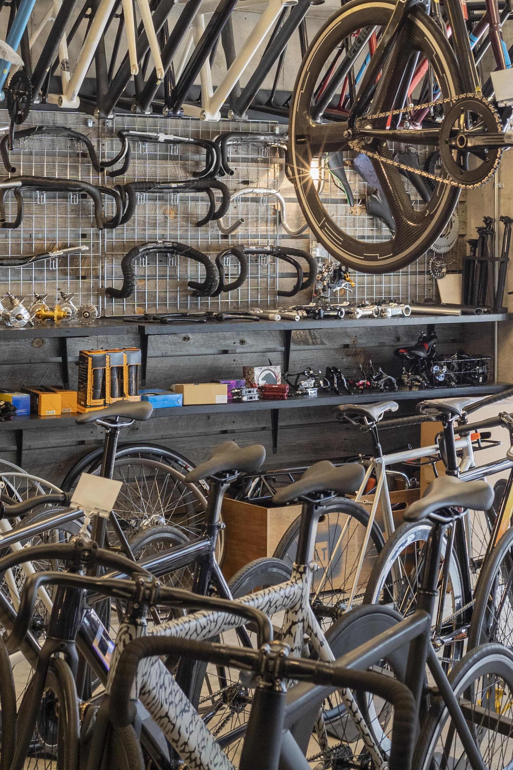 Bike shop interior